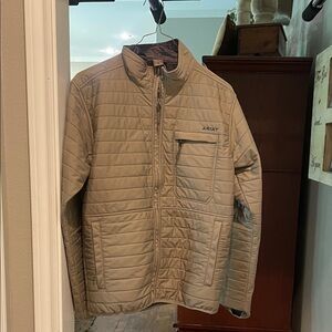 Ariat Men's Beige Lightweight Puffer Jacket